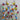 Maasai Square Three Tier Earrings 02 - Maasai Colors-0