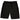 BLACK ZIP POCKET SHORTS-0