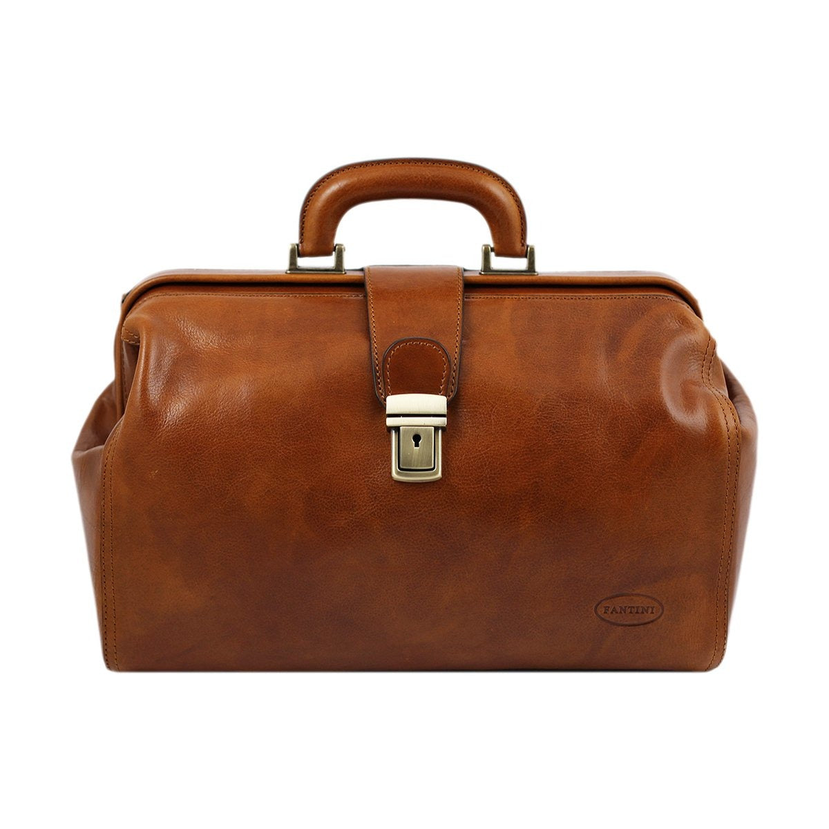 Alfie Genuine Leather Carry On Professional Doctor Briefcase Bag Tan-1