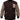 Mens B Logo Varsity Flight Bomber Brown Wool Jacket Trevor-0