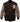 Mens B Logo Varsity Flight Bomber Brown Wool Jacket Trevor-0