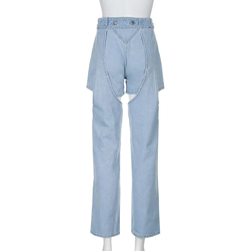 Versatile High-Waist Jeans Redefine Urban Fashion