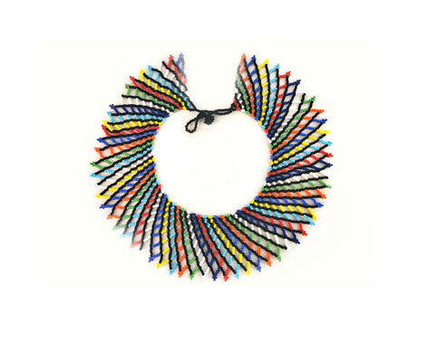 Yulita Short Beaded Collar Necklace 03-0