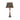 Zebra Lamp with Kuba Cloth Shade-1