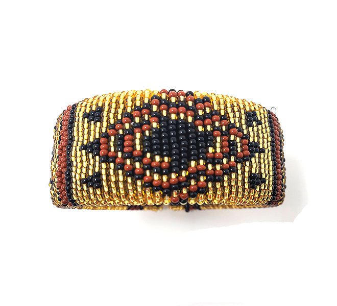 Zulu Beaded Cuff Bangle 15-0