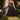 Tea Length Black Tulle A-Line Dress-0
