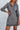 Black Zip up Collared Ribbed Patchwork Sweatshirt Dress with Pockets - Street Rider Apparel