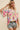 Printed Round Neck Half Sleeve Blouse - Street Rider Apparel