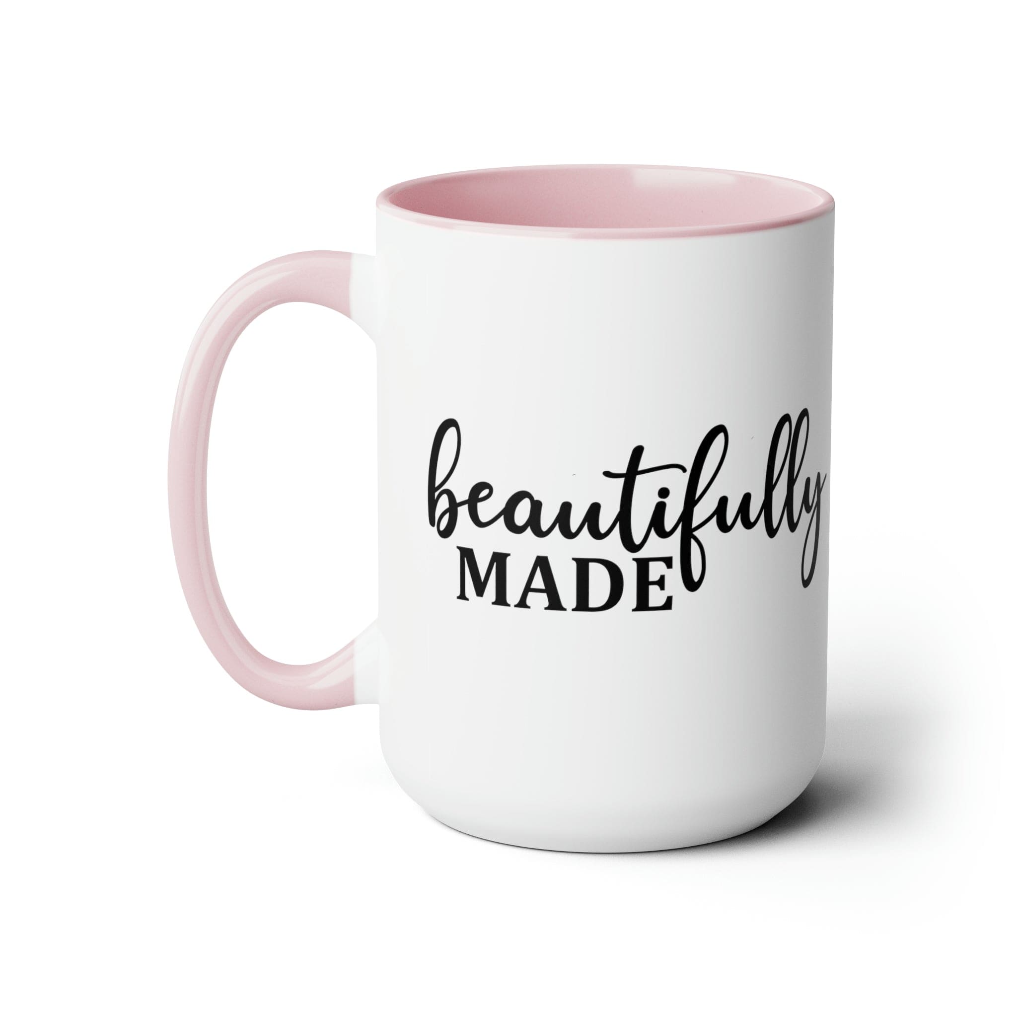 Accent Ceramic Coffee Mug 15oz - Beautifully Made - Inspiration Affirmation, Black-3