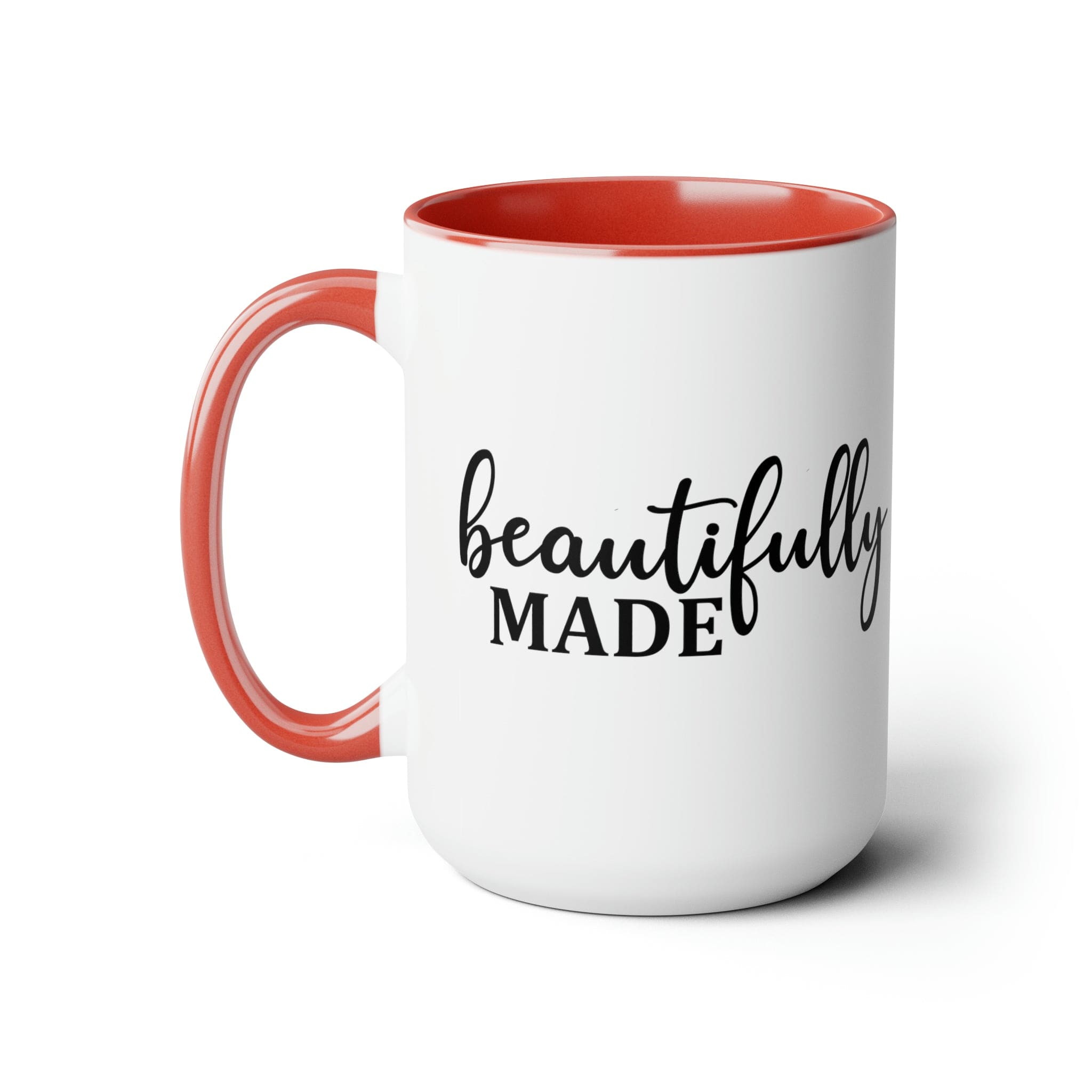 Accent Ceramic Coffee Mug 15oz - Beautifully Made - Inspiration Affirmation, Black-4