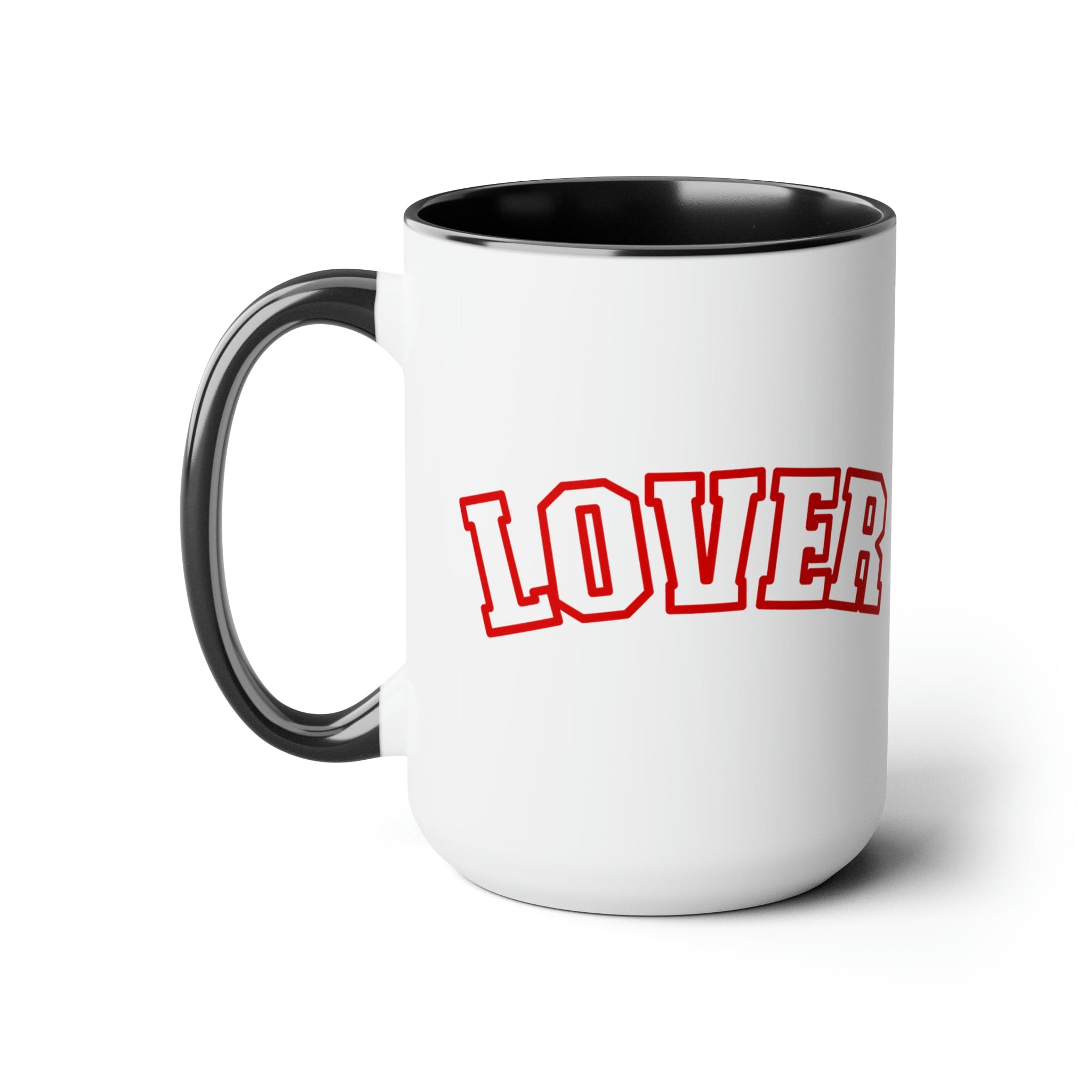 Accent Ceramic Coffee Mug 15oz - Say It Soul Lover, Red-0