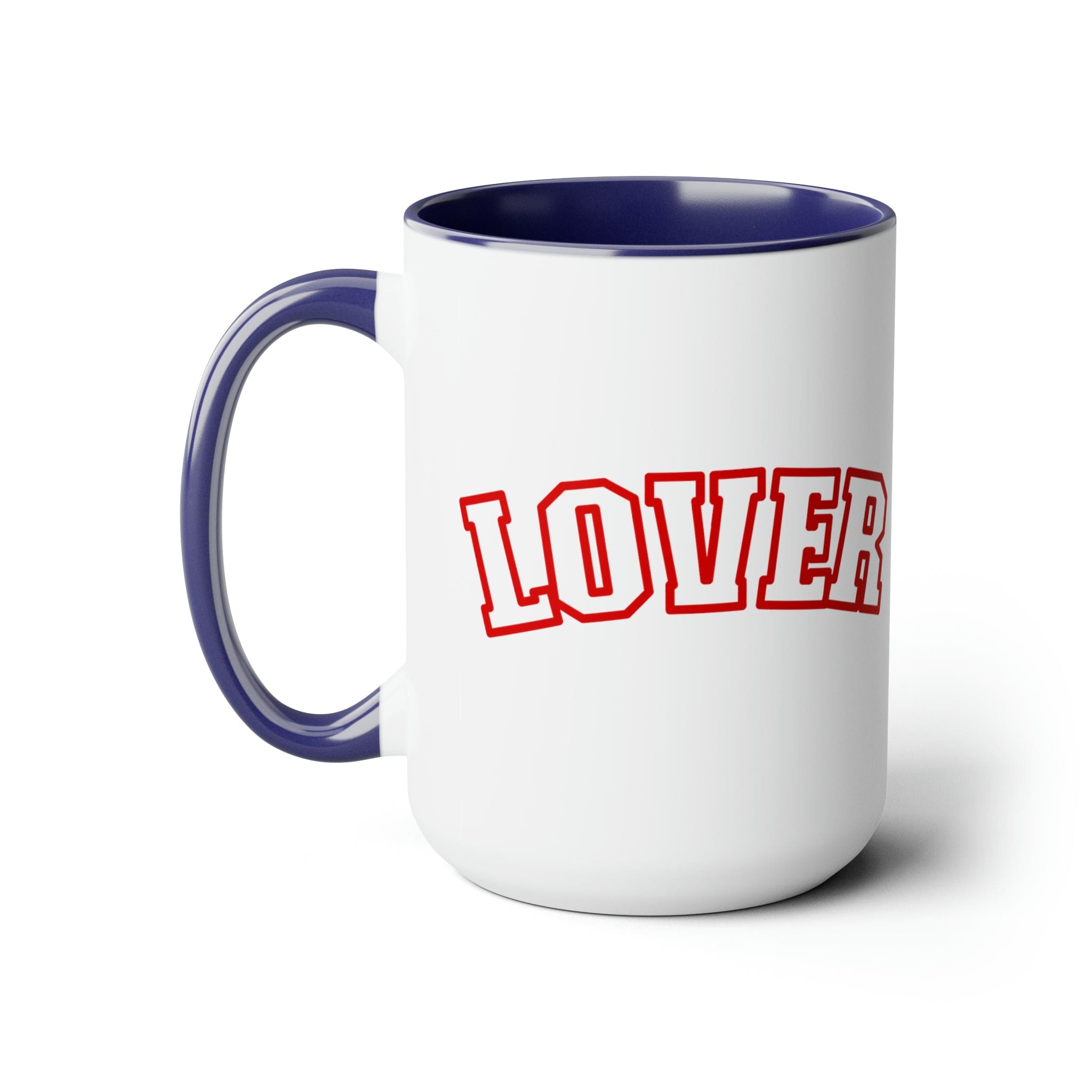 Accent Ceramic Coffee Mug 15oz - Say It Soul Lover, Red-2