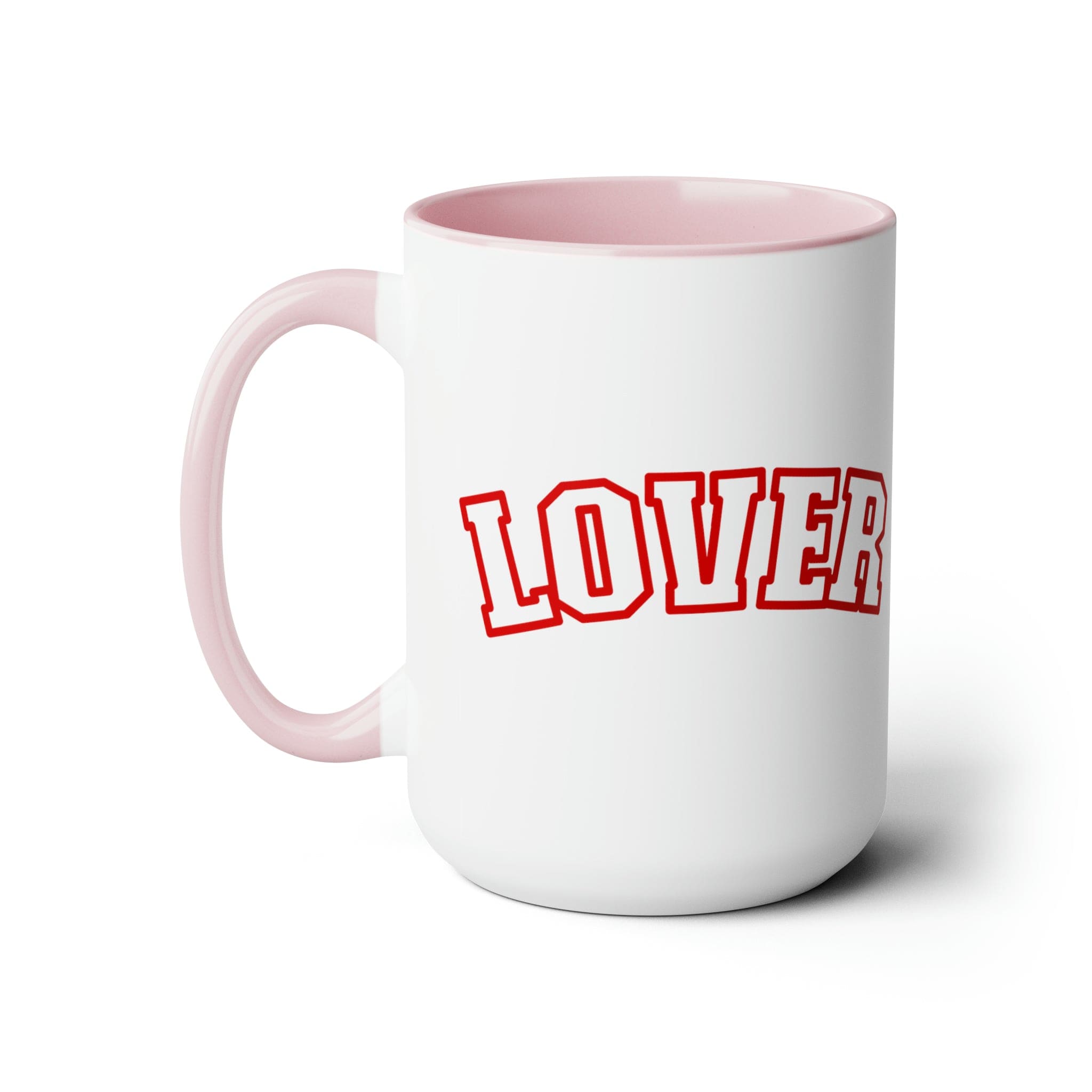 Accent Ceramic Coffee Mug 15oz - Say It Soul Lover, Red-3