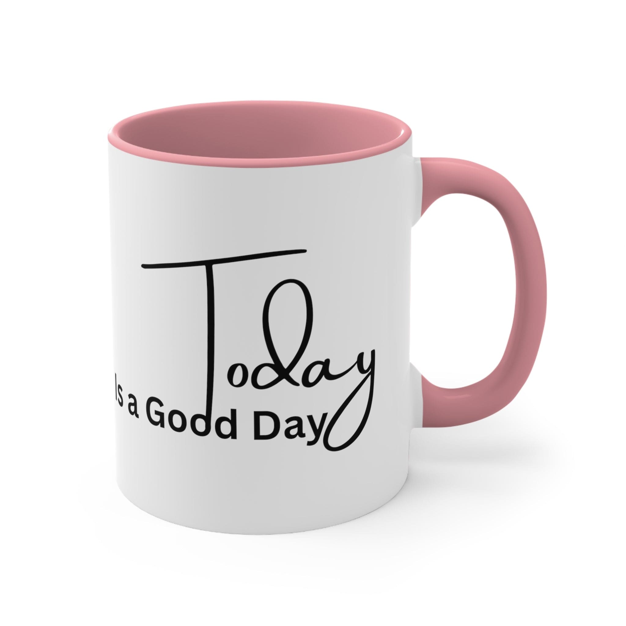 Accent Ceramic Mug 11oz Today Is a Good Day Black Illustration-3