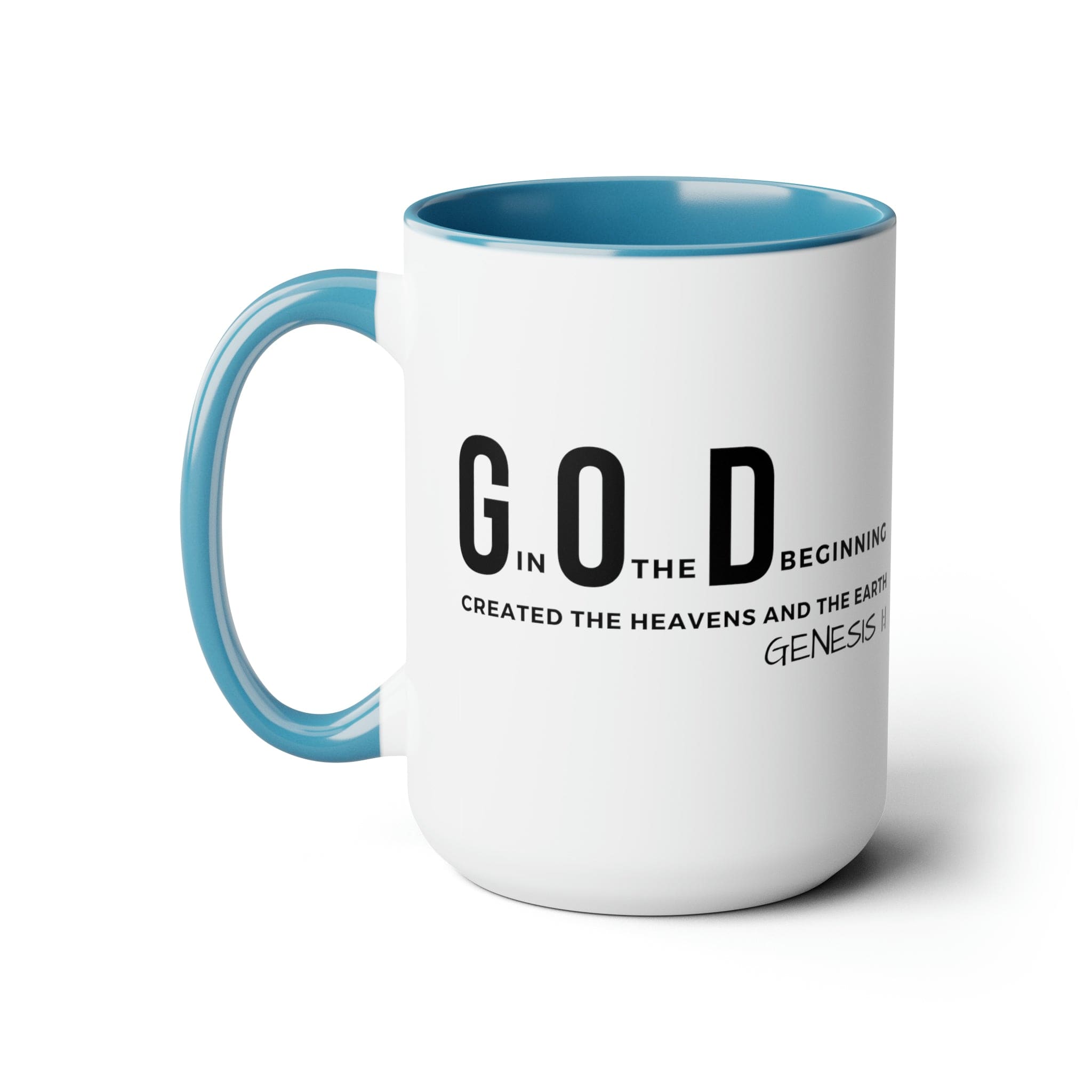 Accent Ceramic Mug 15oz God In The Beginning Print-1