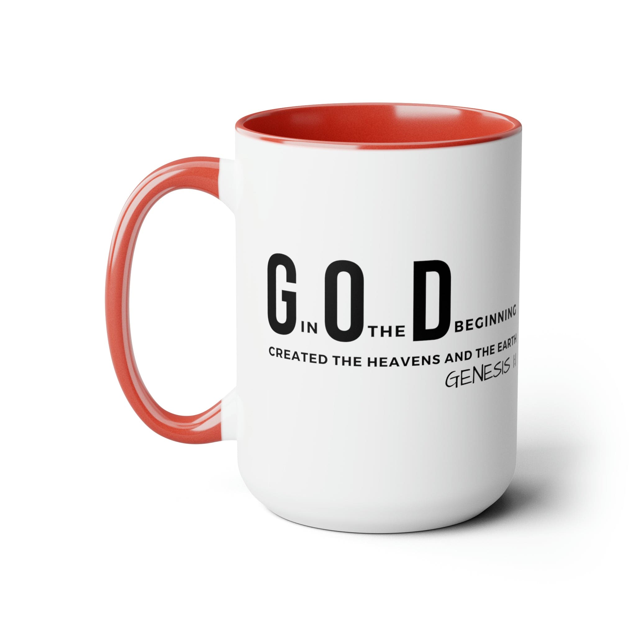 Accent Ceramic Mug 15oz God In The Beginning Print-4