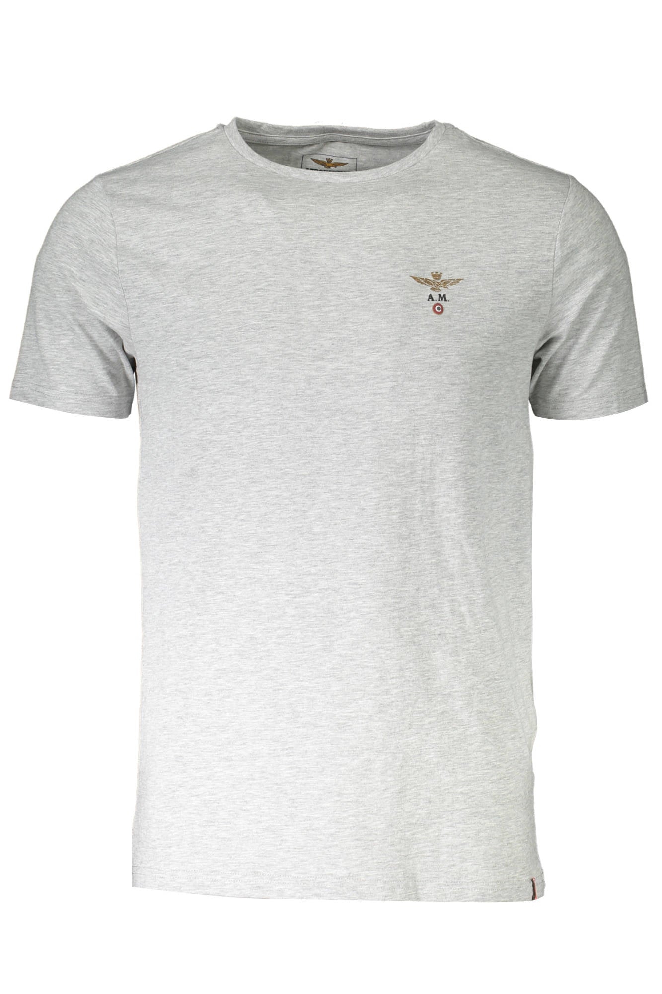 AERONAUTICA MILITARE GRAY MAN EXTERNAL T-SHIRT-0