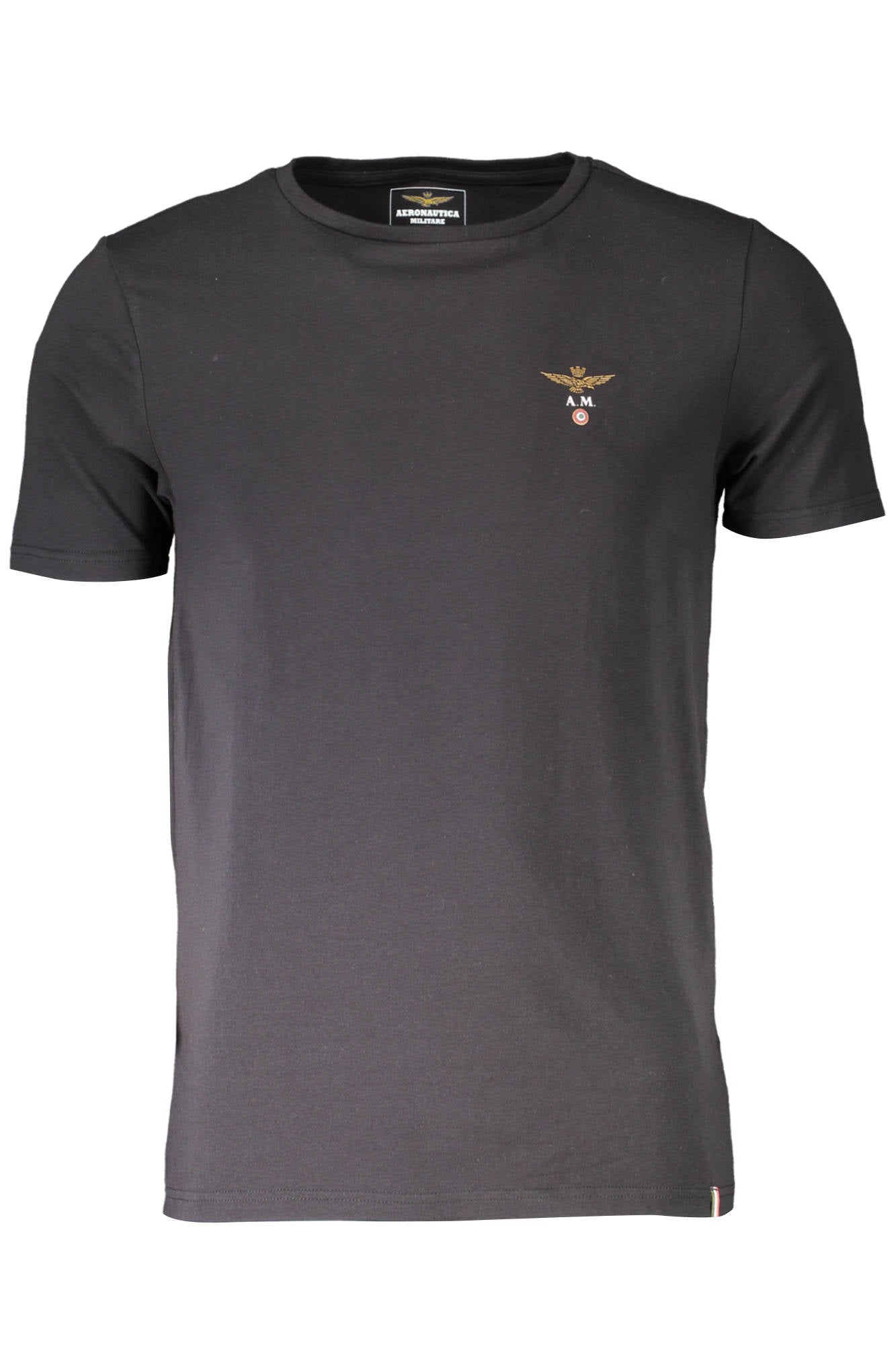 AERONAUTICA MILITARE BLACK MAN EXTERNAL T-SHIRT-0