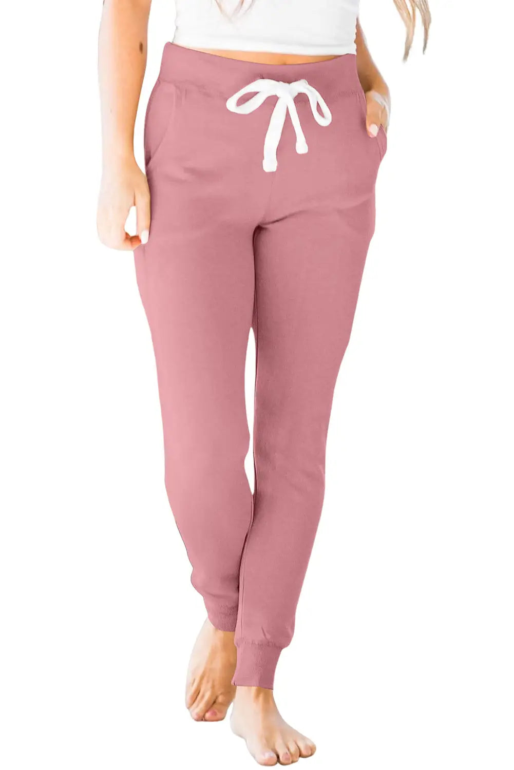 Aisha Drawstring Waist Joggers-3