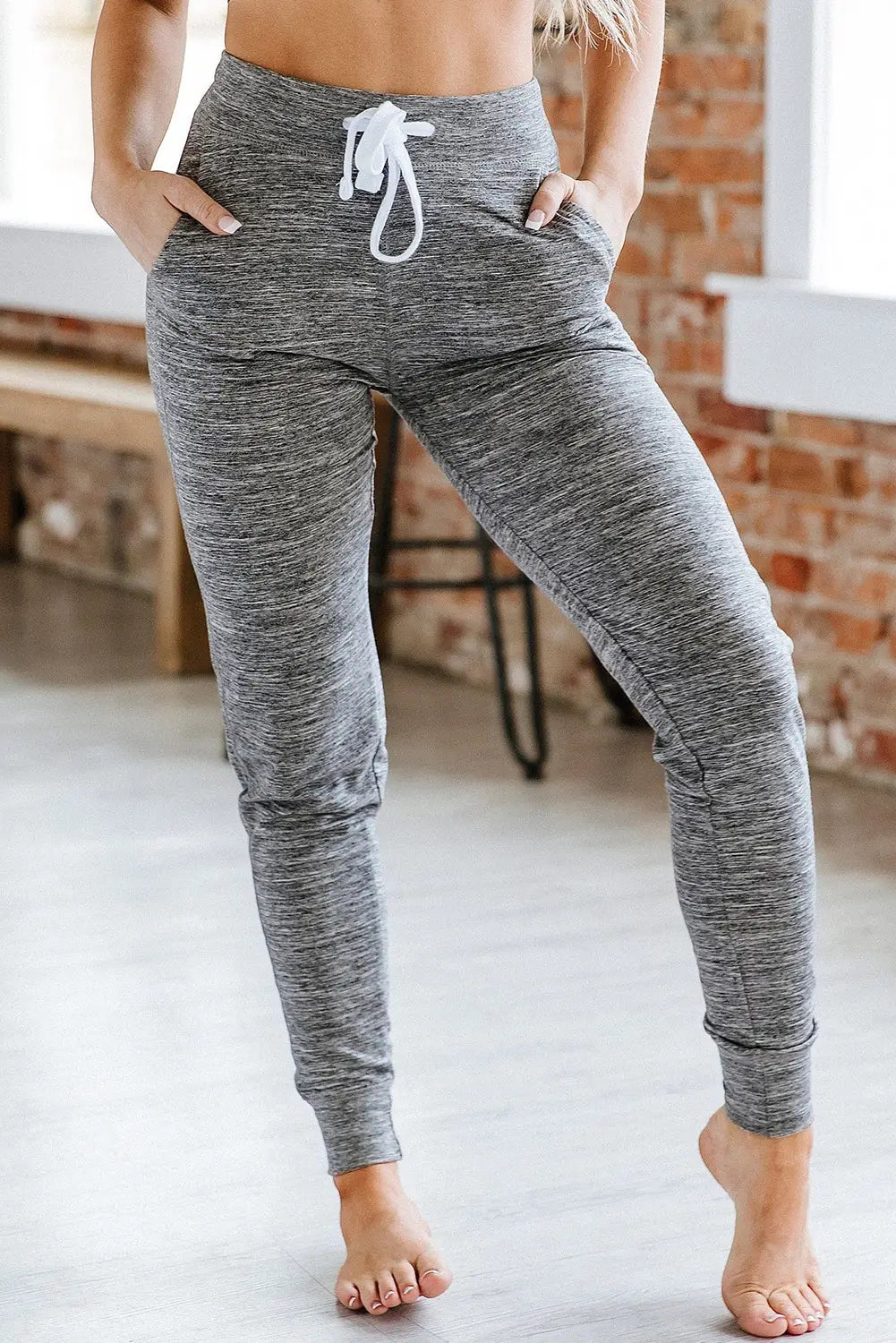 Aisha Drawstring Waist Joggers-5