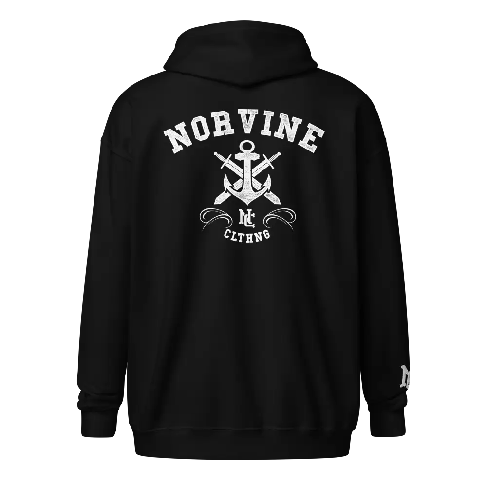 Anchor Heavy Blend Zip Hoodie-5