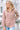 Apricot Ribbed Texture Half Zip Collared Sweatshirt-0