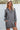Black Zip up Collared Ribbed Patchwork Sweatshirt Dress with Pockets - Street Rider Apparel