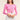 Pink Plain Tight Fit Long Sleeve Round Neck Bodysuit-0