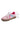 Rose Red Color Block Lace Up Sneakers - Street Rider Apparel