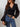 Lace Patchwork Plunge Long Sleeve Blouse - Street Rider Apparel
