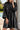 Metallic Sheen Long Sleeve Mini Dress - Street Rider Apparel