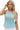 Beau Blue Tied Shoulder Pointelle Knit Tank Top-4