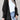 Black Casual Hollowed Knit Dolman Sleeve Cardigan-2
