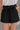 Black Cotton Blend Pocketed Knit Shorts-4