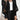 Black Crochet Lace Sleeve Ribbed Knit Cardigan-0