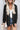 Black Heather Knit Pocketed Button Front Cardigan-0