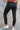 Black High Waist Pleated Pocket Leggings-1
