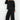 Black Ultra Loose Textured 2pcs Slouchy Outfit-3