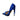 Blue Black Graffiti Suede Stiletto High Heels Shoes-0