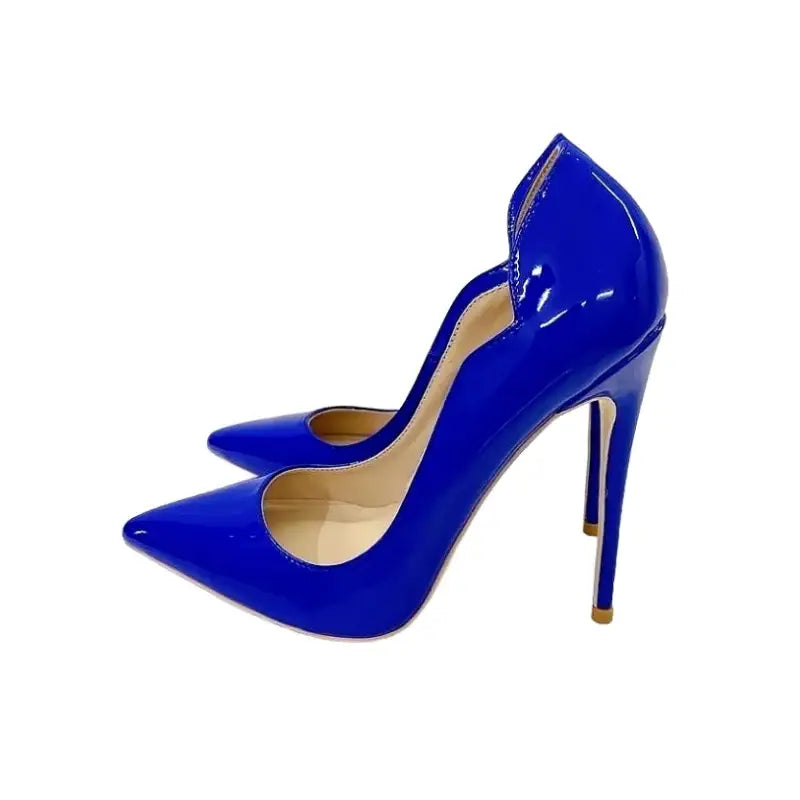 Blue Night Out Stiletto High Heels Shoes-6