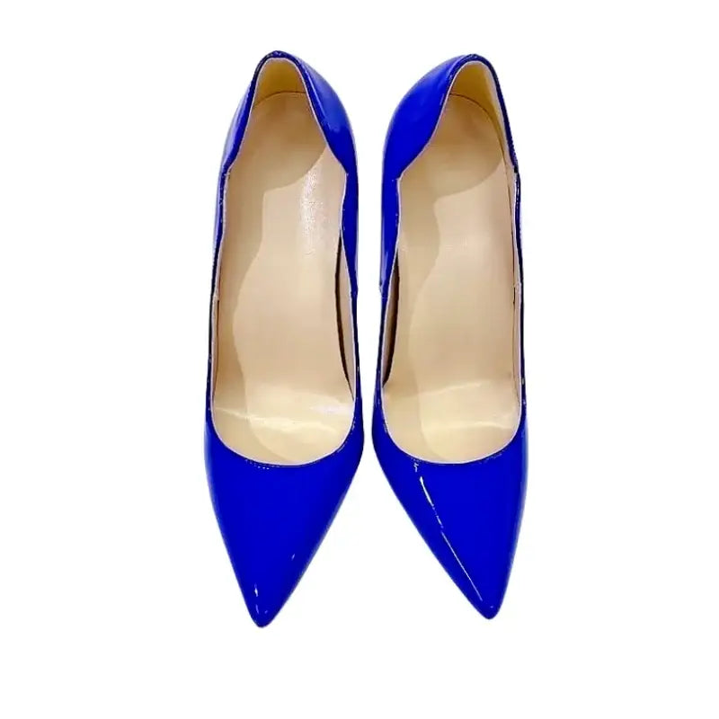 Blue Night Out Stiletto High Heels Shoes-7