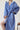 Blue Retro Hooded Stripe Bathrobe, 100% ORGANIC Long-stapled Cotton-3