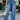 Blue Slouchy Wide Leg Jeans-3