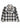 Kids Matching Family Black White Plaid Flannel Shacket-0