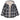 Boys Matching Family Black White Hooded Plaid Flannel Shirt Jacket-3
