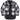 Boys Matching Family Fleece Black White Buffalo Plaid Shacket-3