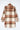 Brown Plaid Print Flap Pockets Long Shacket-13