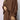 Brown Textured Long Sleeve Top and Drawstring Shorts Set-0