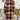 Plaid Collared Neck Long Sleeve Jacket