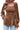 Chestnut Smocked Ribbed Velvet Babydoll Top-3